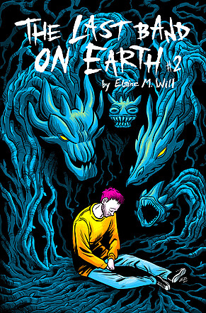 Cover to issue #2 of my self-published comic series The Last Band On Earth.